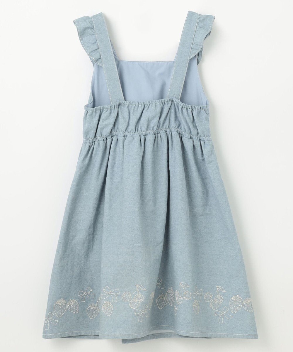 ANY KIDS 【チェリーベリーシリーズ】フルーツ 刺繍 ジャンパースカート 