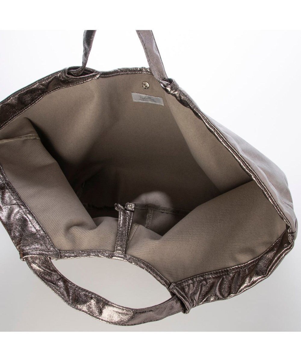 UNBILLION カシュカシュ cachecache / メタリックギャザーパッカブルトート 