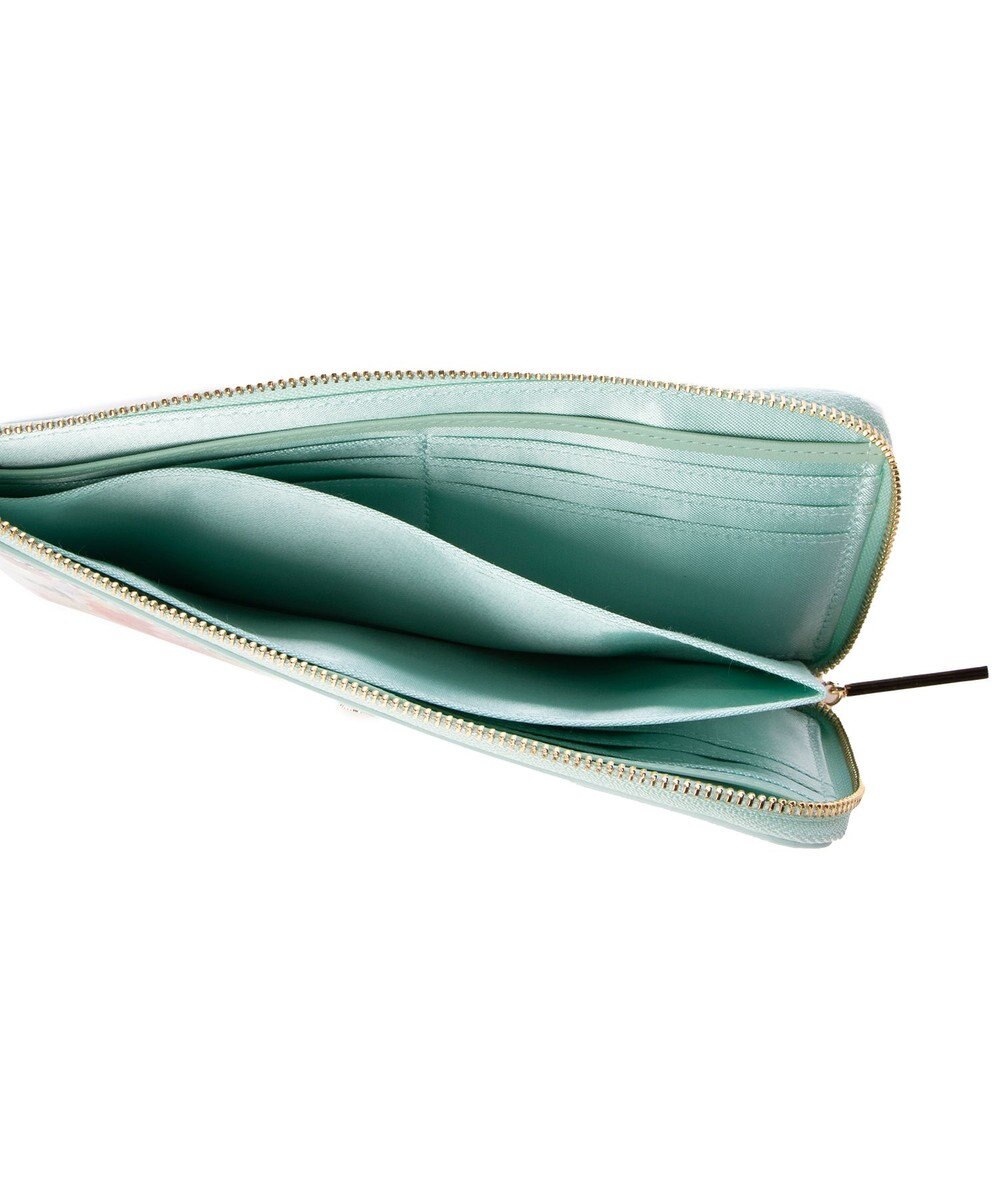 LANVIN en Bleu アクアレル Lファスナー長財布 