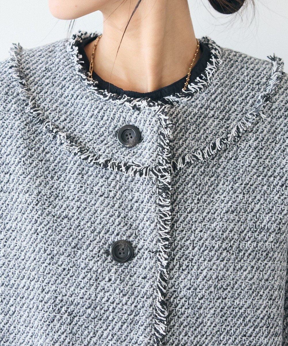 CRAFT STANDARD BOUTIQUE ツイードフリンジジャケット 