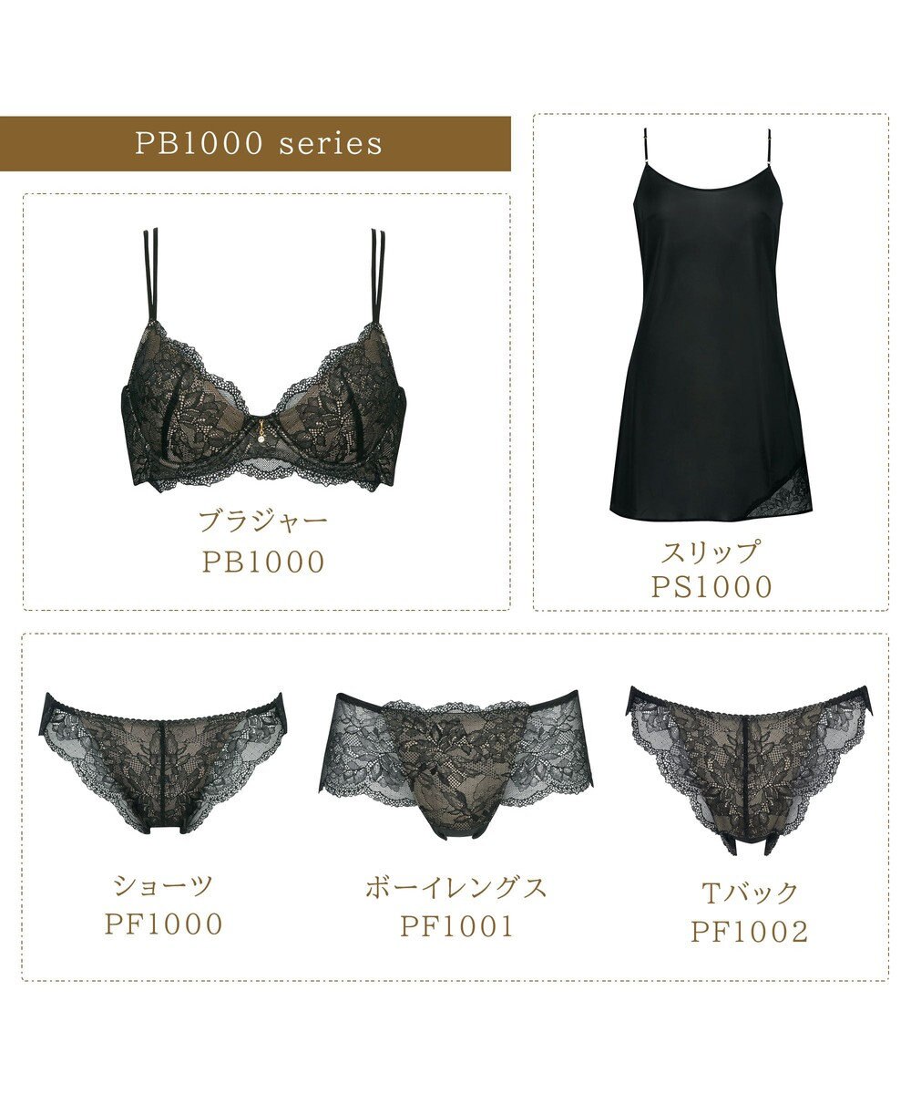 Wing Wing Lesiage 【1000シリーズ】 3/4カップブラ PB1000 ウイング／ワコール 