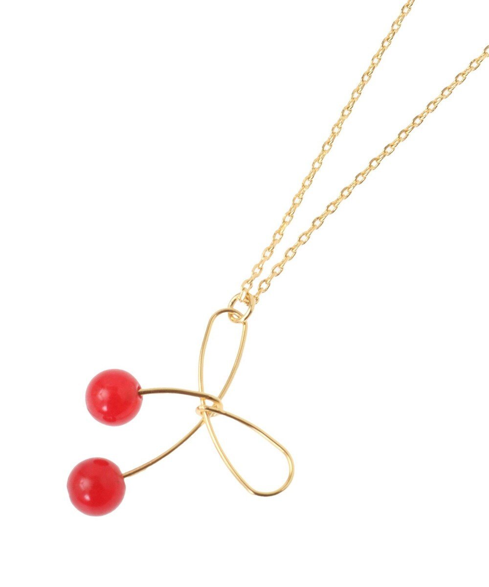 Maison de FLEUR チェリーネックレス 