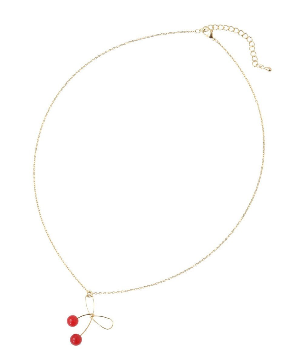 Maison de FLEUR チェリーネックレス 
