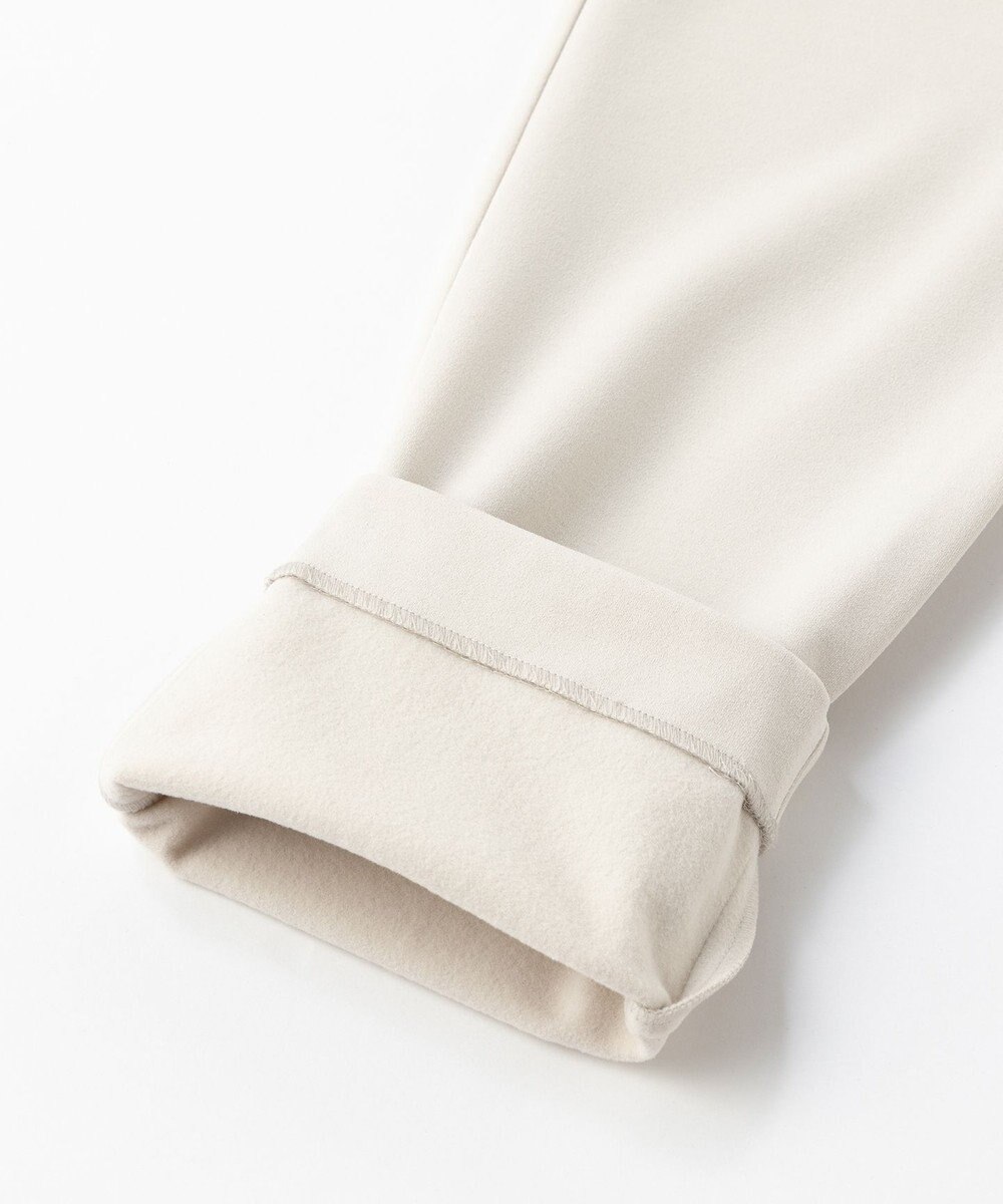 UNFILO 【アルガンオイル】裏起毛ドロストスティック パンツ 