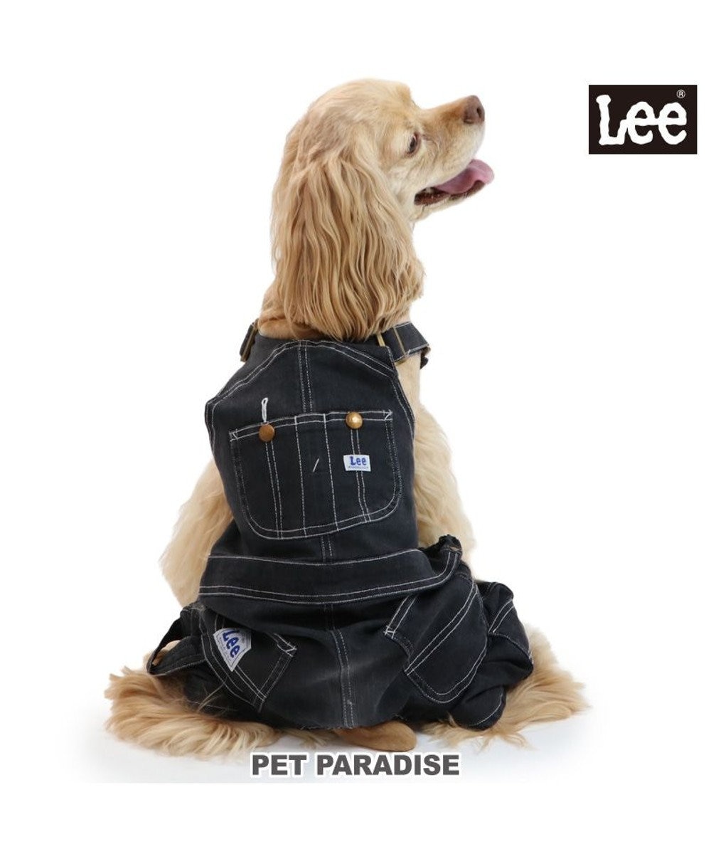 PET PARADISE Lee デニム オーバーオール 《ブラック》 中型犬 大型犬 ブラック