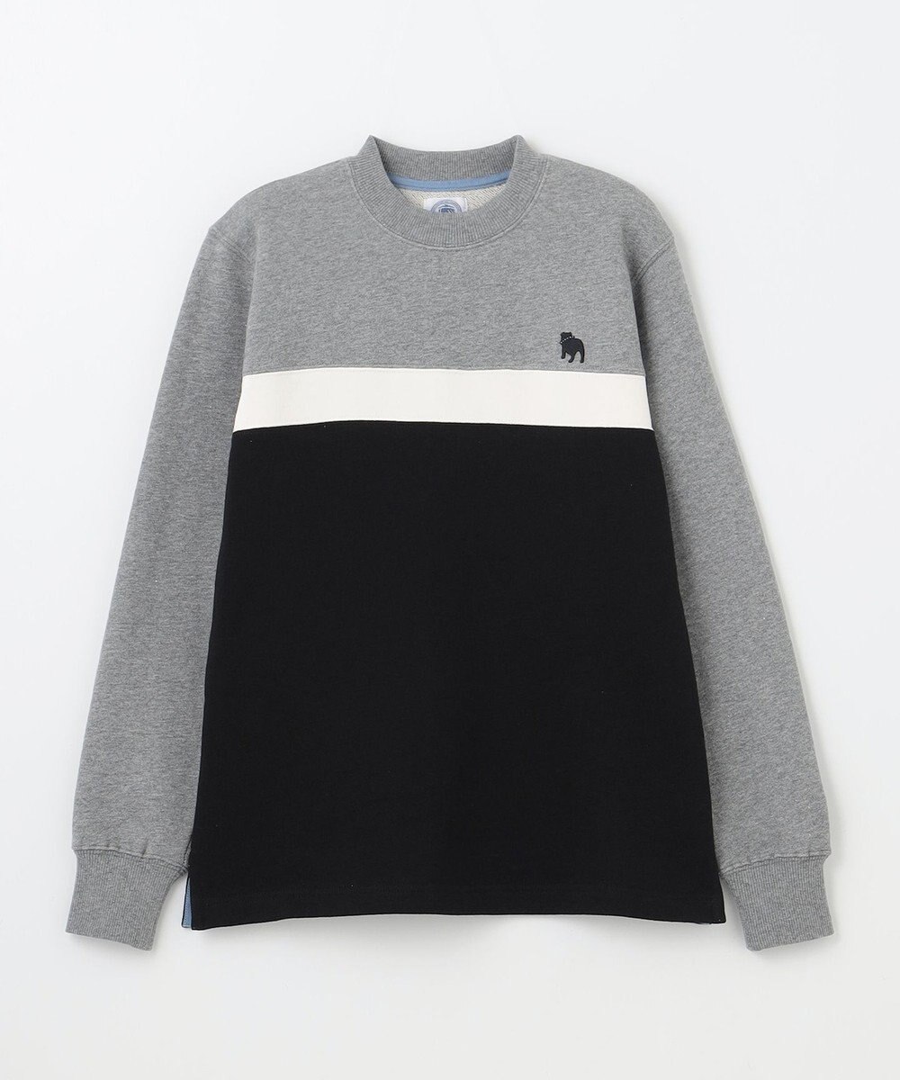 J.PRESS KIDS 【140-170cm】ブル刺繍 ブロッキングトレーナー 