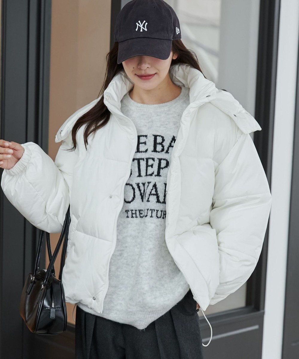 WEGO 【2WAYフード取り外し可能/あったかい】２WAYパディングブルゾン 