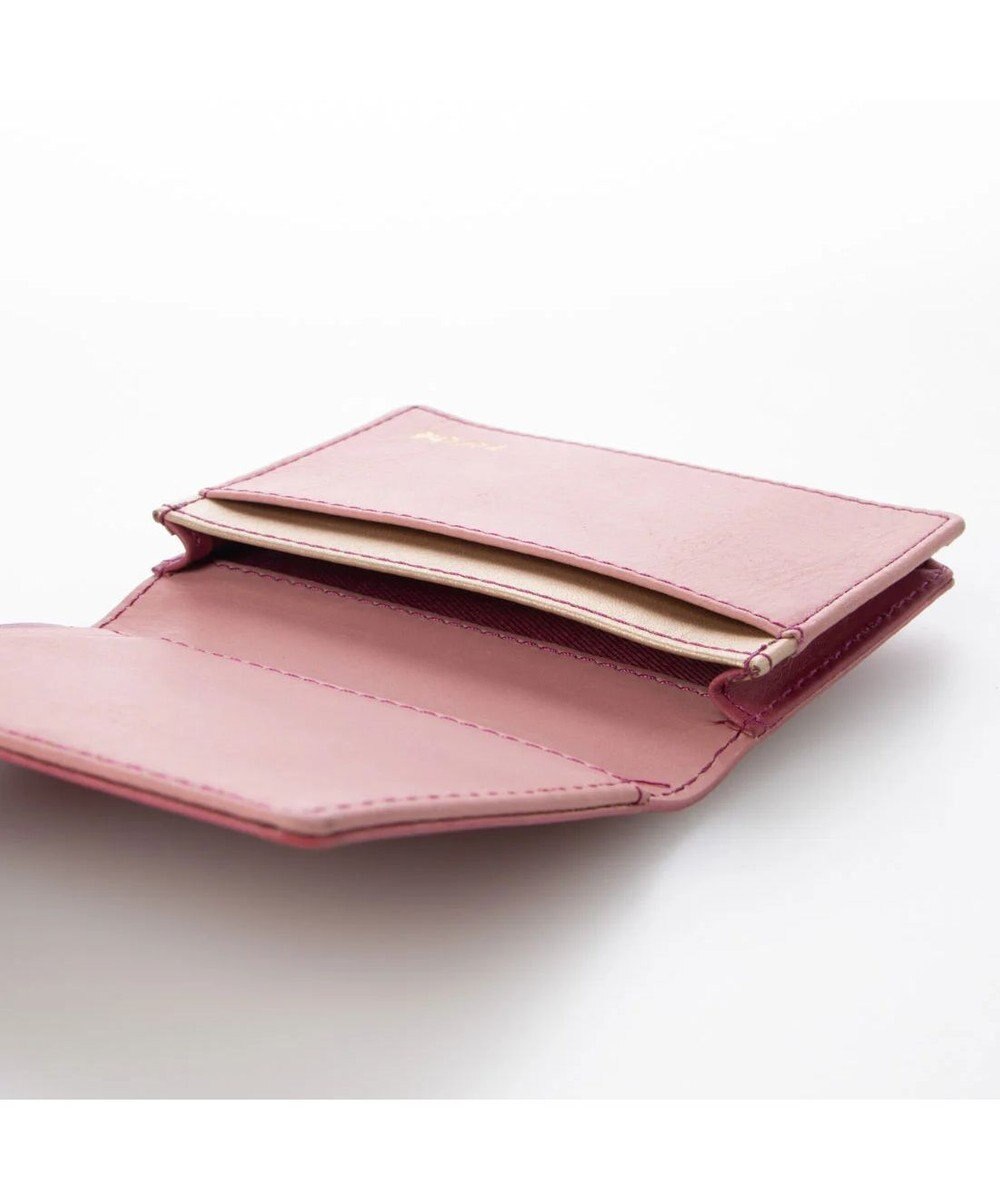 UNBILLION perche 牛革カラーコンビカードケース 