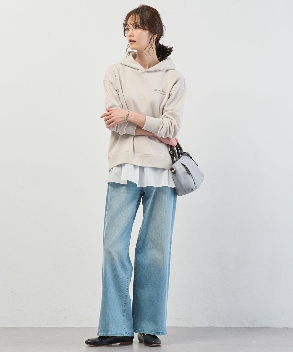 J.PRESS LADIES 【WEB限定】ロゴ裏毛 パーカー 