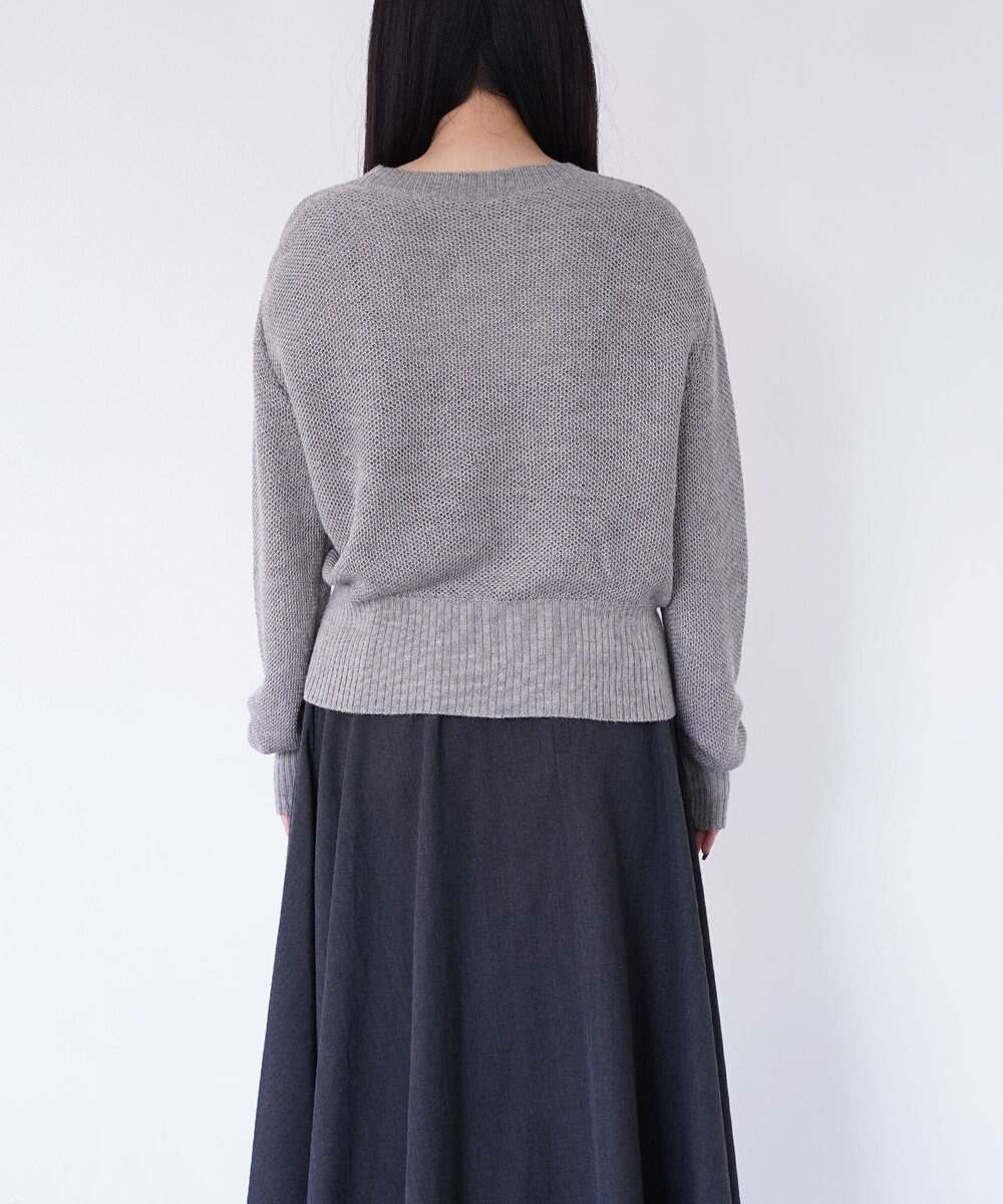 TOQUE 〈大草直子さんアドバイザー〉ベビーアルパカ×シルクハニカムニットトップス 