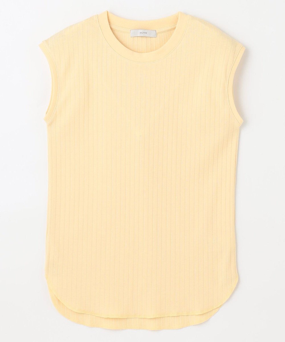 ANY L 【洗濯機可/接触冷感/UVカット】汗ジミ防止テレコノースリーブプルオーバー 