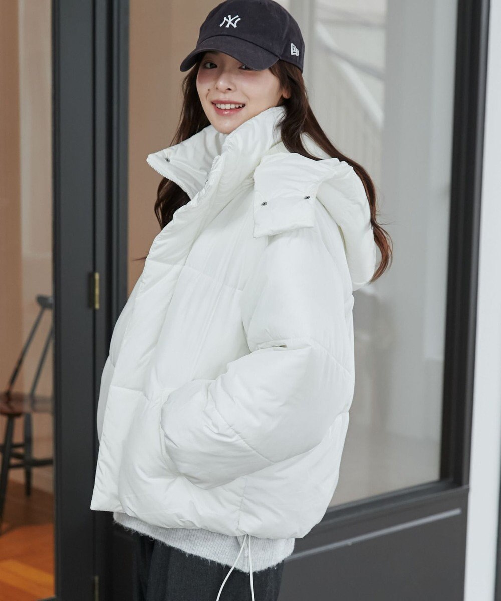 WEGO 【2WAYフード取り外し可能/あったかい】２WAYパディングブルゾン 