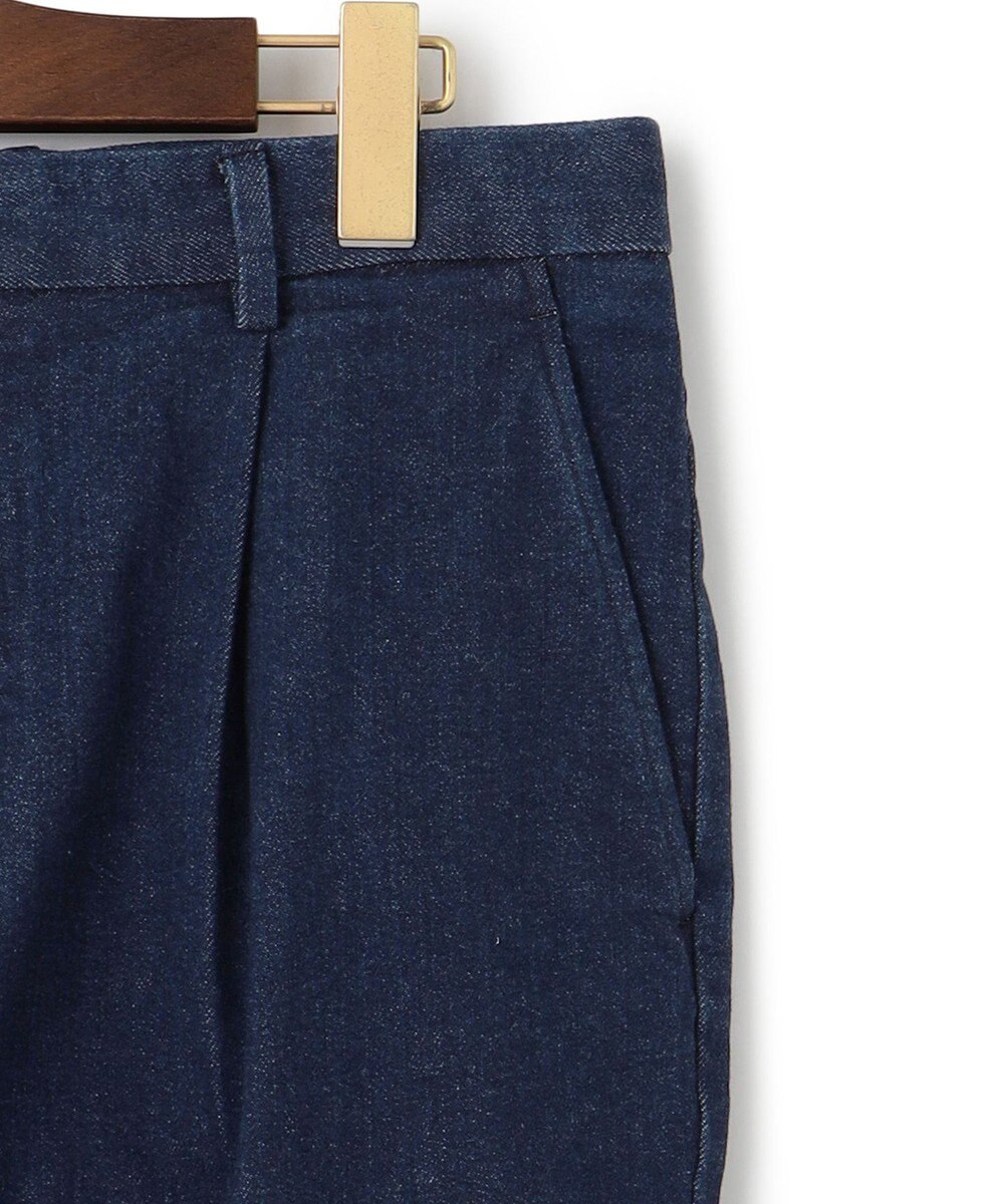 J.PRESS MEN 【ストレッチ】ワンタック ストレッチリングデニム パンツ 