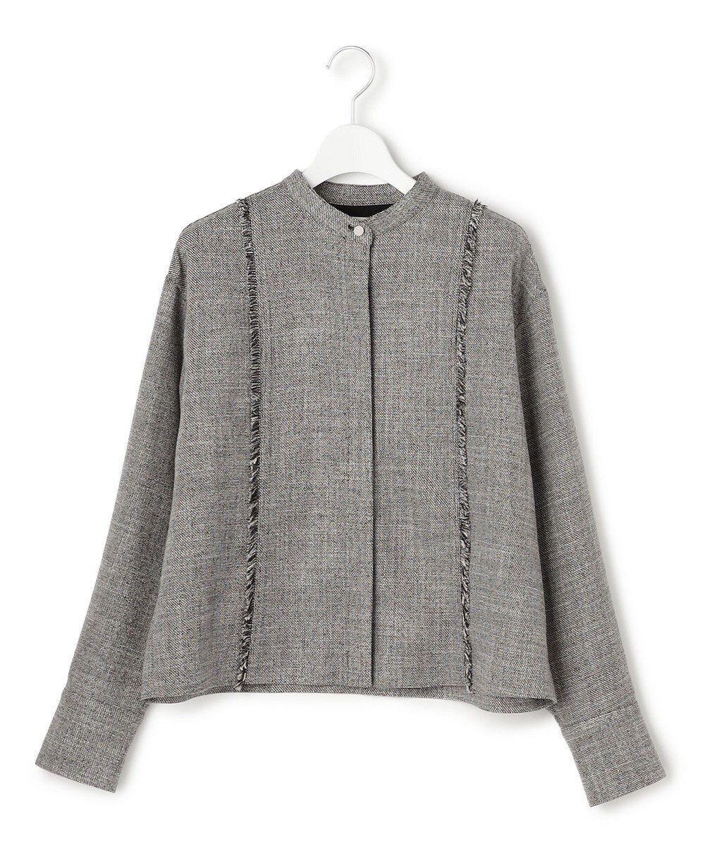 ICB L ライトスラブツイード シャツジャケット 