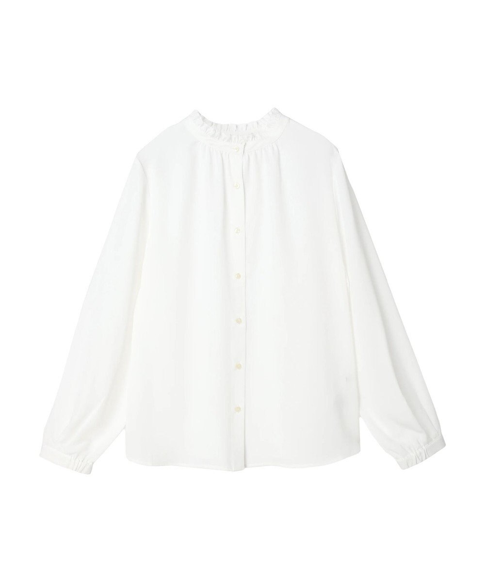 earth music&ecology ２ＷＡＹスタンドフリルブラウス 