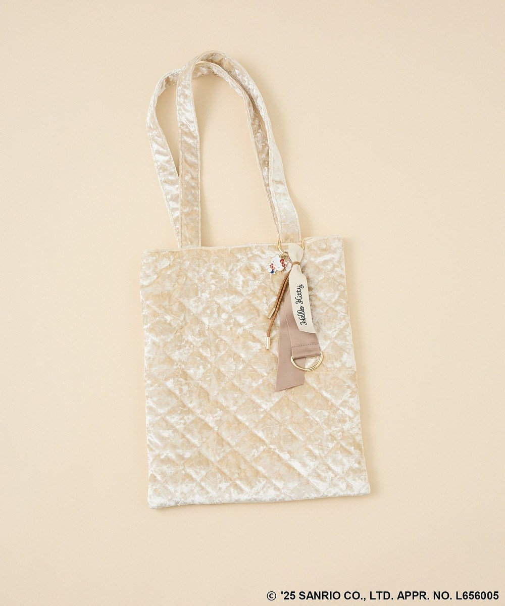 Green Parks チャーム付きベロアバック 