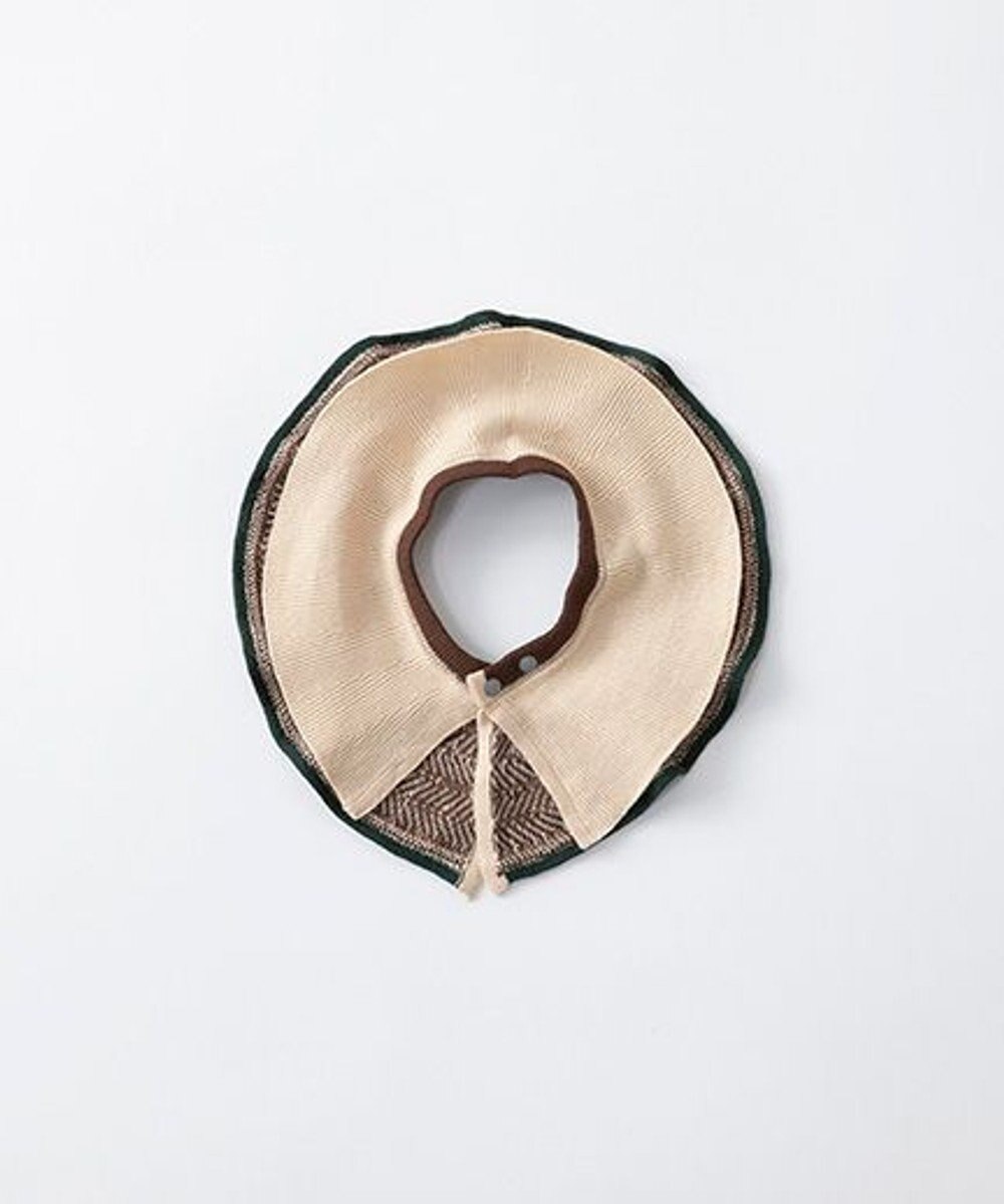 TRICOTE ヘリンボーン柄ニットスタイ 