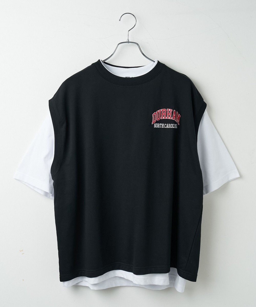 WEGO 【SETUPアイテム】アンサンブルスウェットベストT（S） 