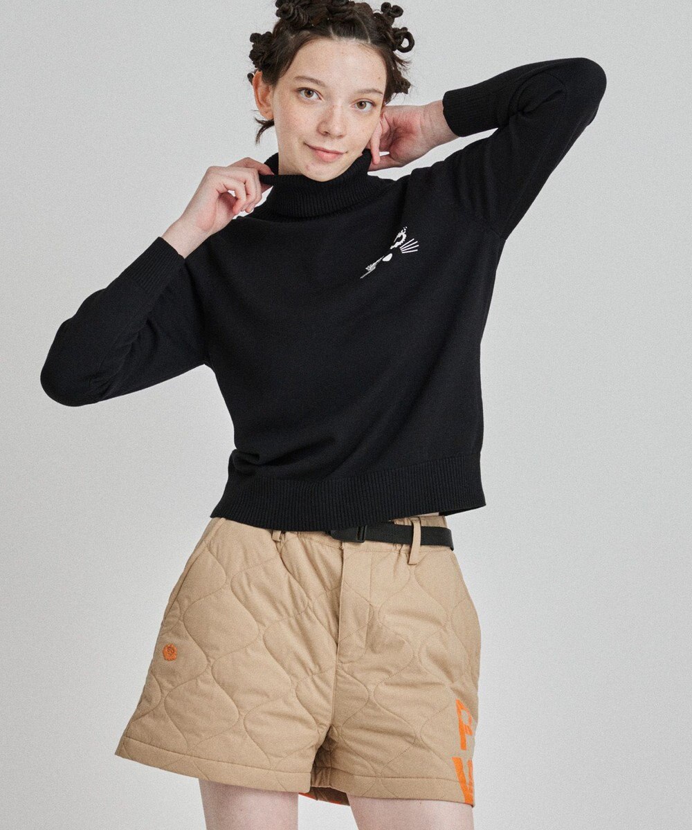 PW CIRCULUS 【WOMEN】LEOPARD ジャガードタートルニット 