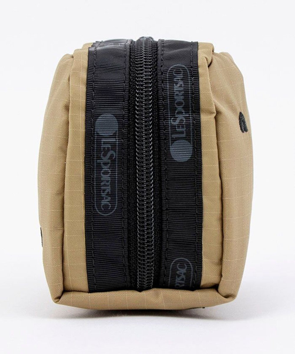 LeSportsac RECTANGULAR COSMETIC/モカブラックハートエンブロイダリー 