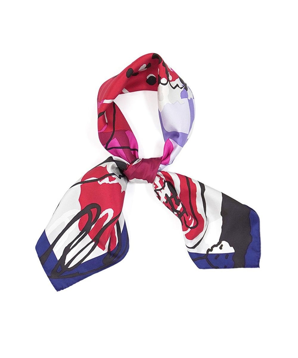 Marca ＜春の新色！＞【the PORT by marca】 CAKE 大判 シルクツイル スカーフ 