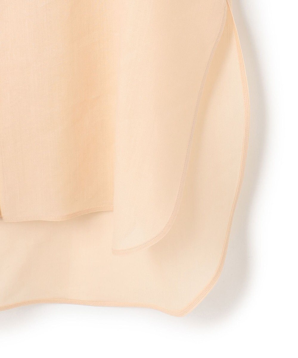 BEIGE， PAULINE / リネンヴィスコースオーバーサイズロングシャツ 