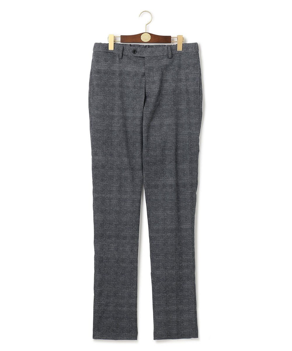 J.PRESS MEN 感動！？上品な見た目に着心地抜群なセットアップ【MECHANICAL】【超軽量 / 清涼感 / 洗える】ハイパワーストレッチ リネンルックパンツ 