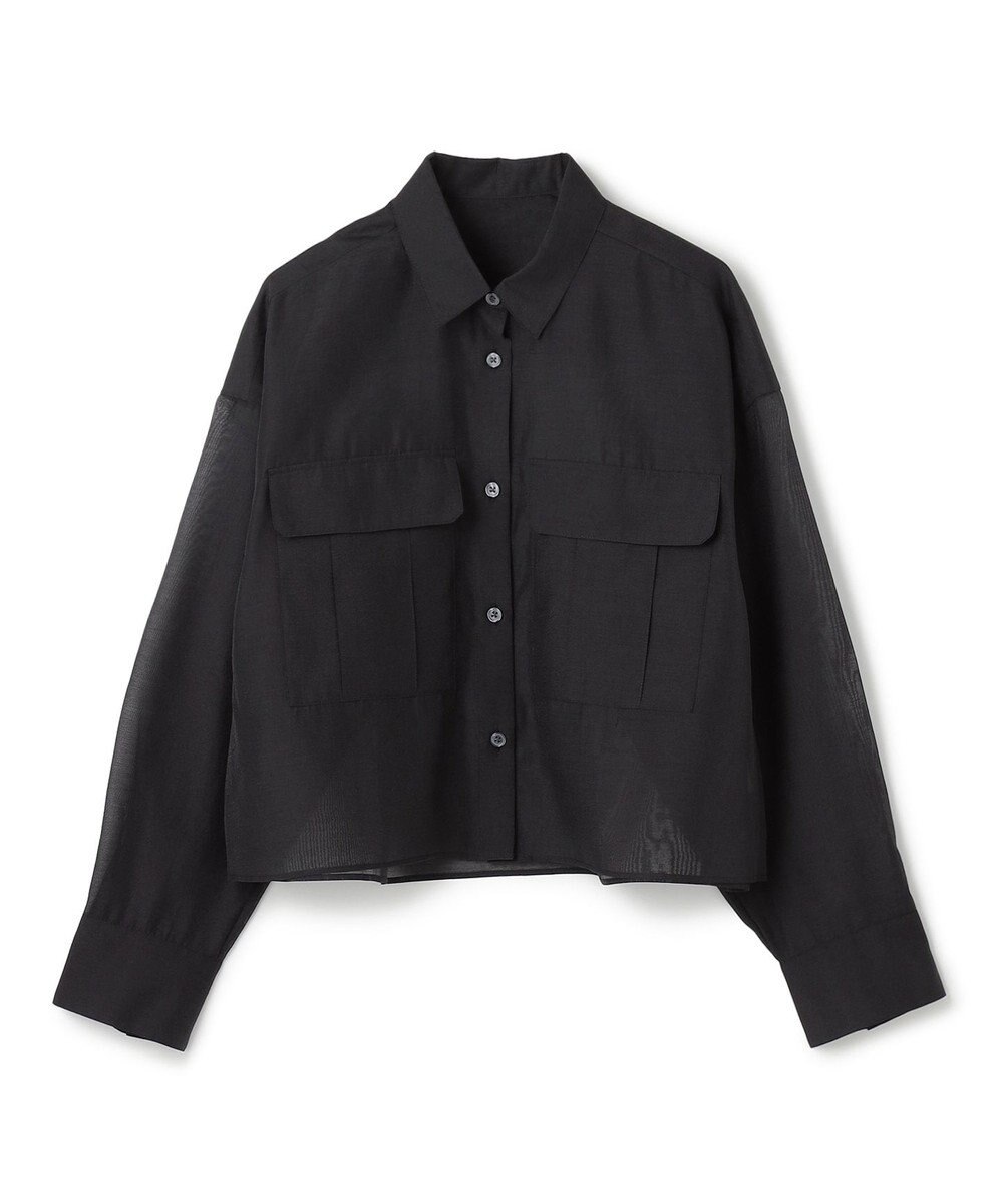 UNFILO シアークロップドシャツ 