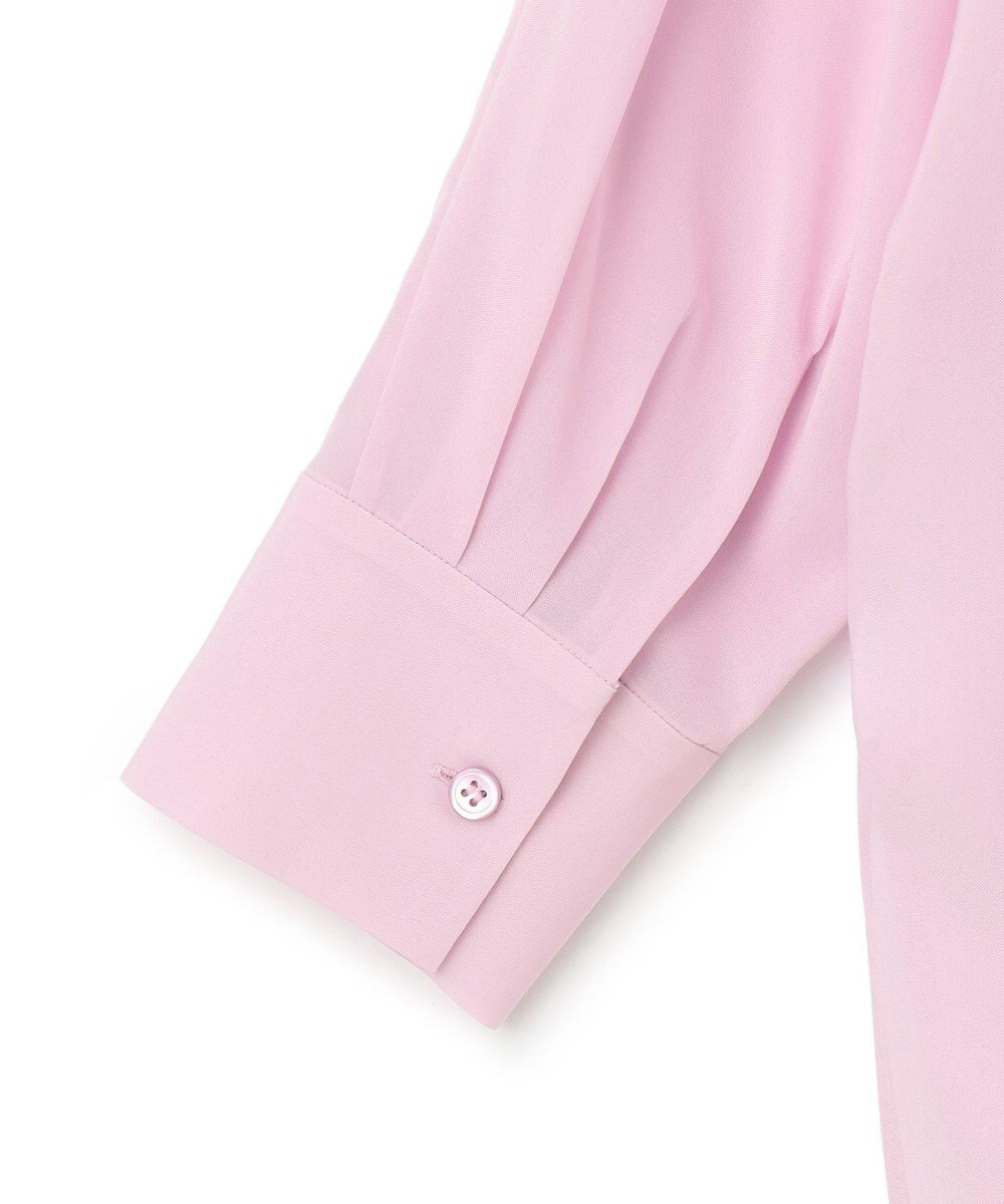 ICB L 【洗える】トリアセコットンシアー ドルマンスリーブシャツ 