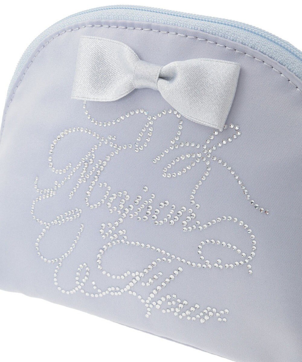 Maison de FLEUR シャイニーリボンラウンドポーチ 