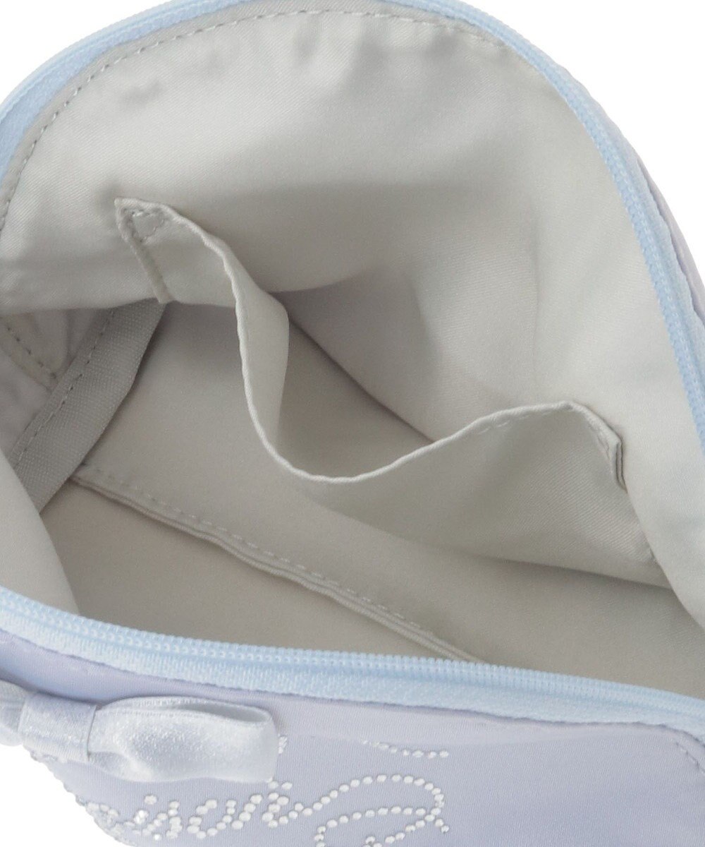 Maison de FLEUR シャイニーリボンラウンドポーチ 