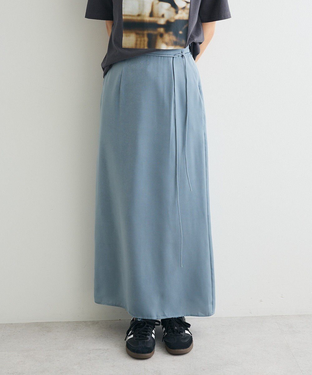 CRAFT STANDARD BOUTIQUE ダルサテンIラインスカート 