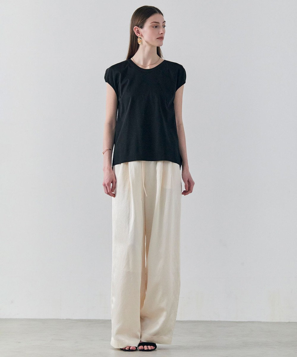 BEIGE， ZEOLITE / バックツイスト コンビトップス 