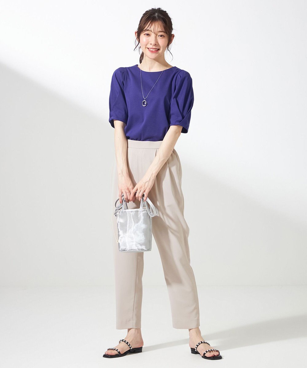 ANY SIS S 【接触冷感・吸水速乾・UVカット】サラキレイ テーパードパンツ 