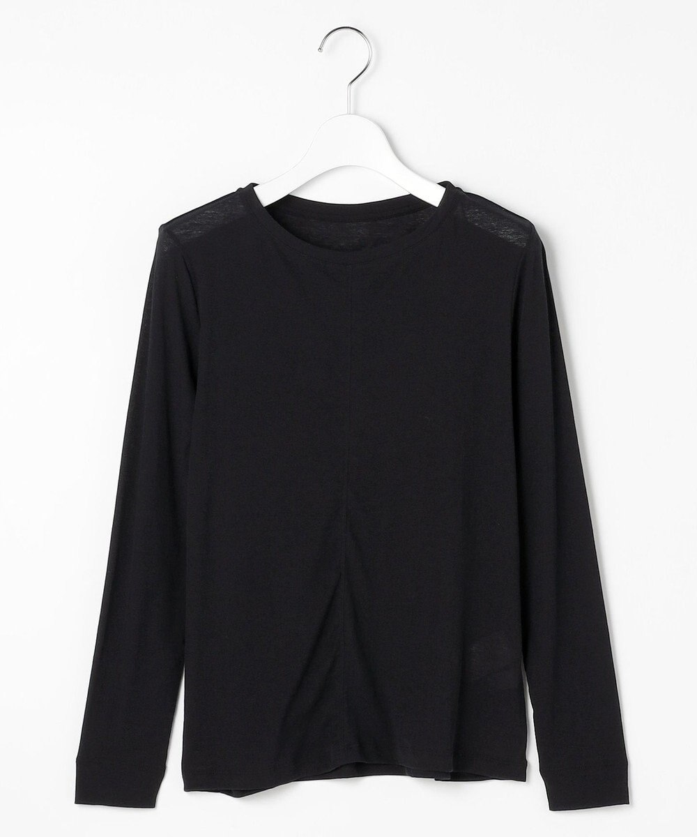 J.PRESS LADIES 【WEB限定】シアーストレッチフライス クルーネック シアー カットソー 