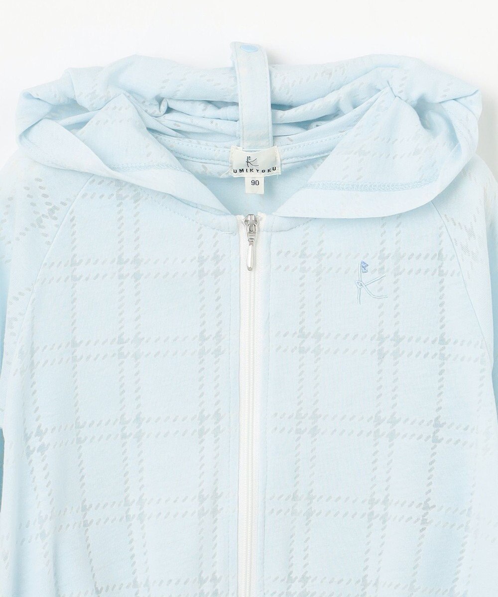 組曲 KIDS 【90-100㎝】オパールチェック パーカー 