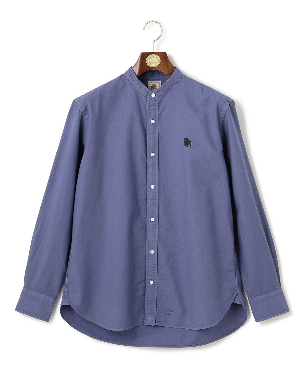 J.PRESS MEN 【大人気バックブル】バンドカラー オックスフォードガーメントダイシャツ 