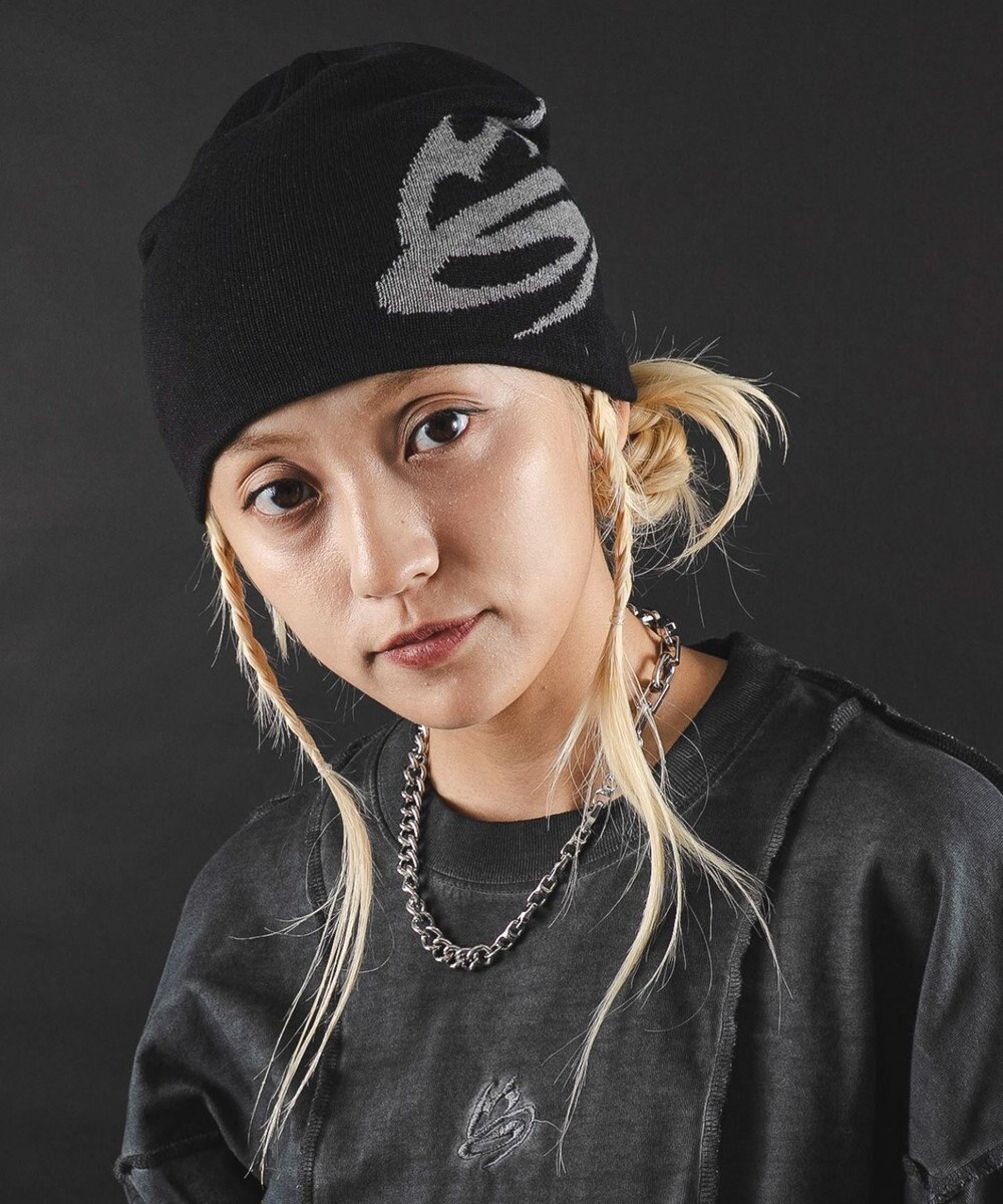 WEGO 【ユニセックス着用ITEM】MA55IVE　ロゴシングルニットワッチ 