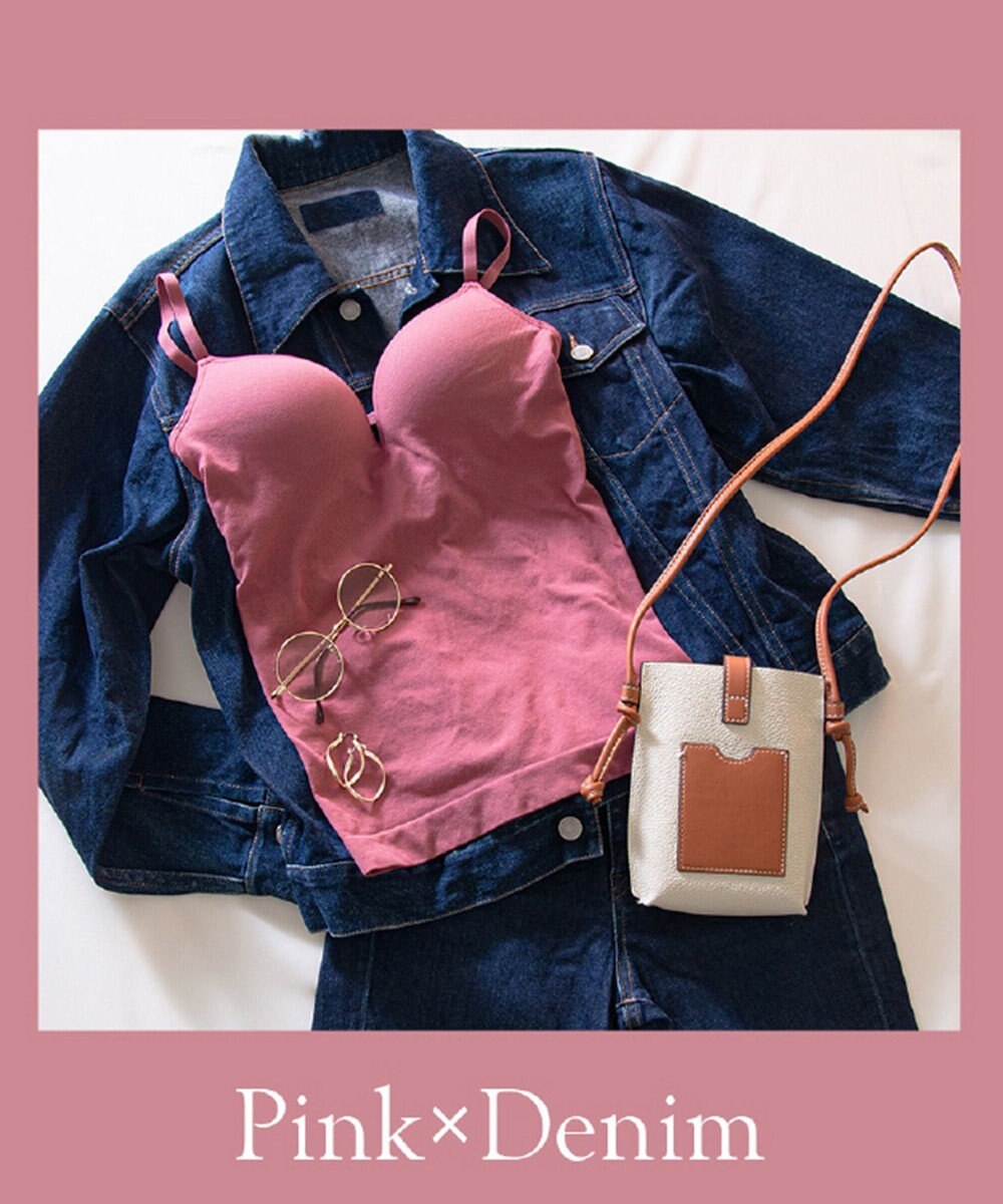 WACOAL 【GOCOCi ゴコチ】 カップ付きインナー ぴったりフィット ズレにくい 洗濯機洗い可能(ネット使用) ブラキャミソール ブラトップ レディース ノンワイヤー UGG122 /ワコール 