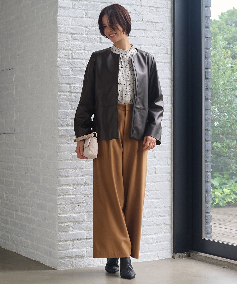 自由区 ラムレザー ジャケット 