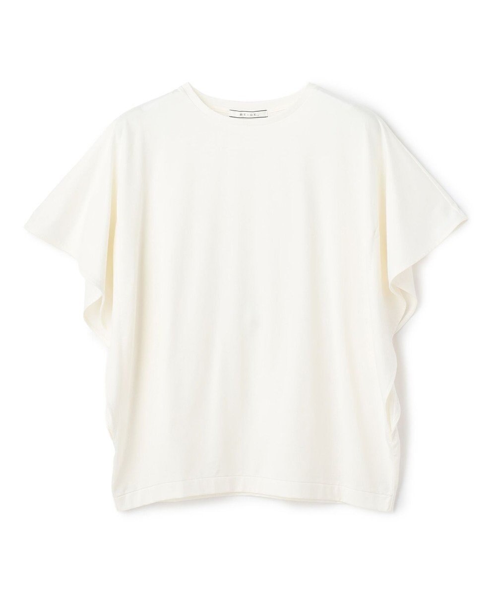 BEIGE， DIOP / スビンコットン ドレープTシャツ 