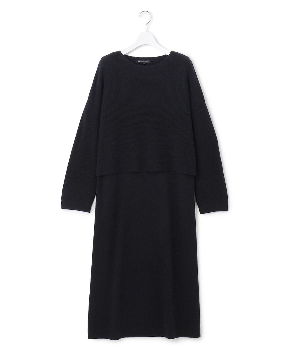 23区 【一部店舗限定/洗える】レイヤードニットツイン ワンピース 