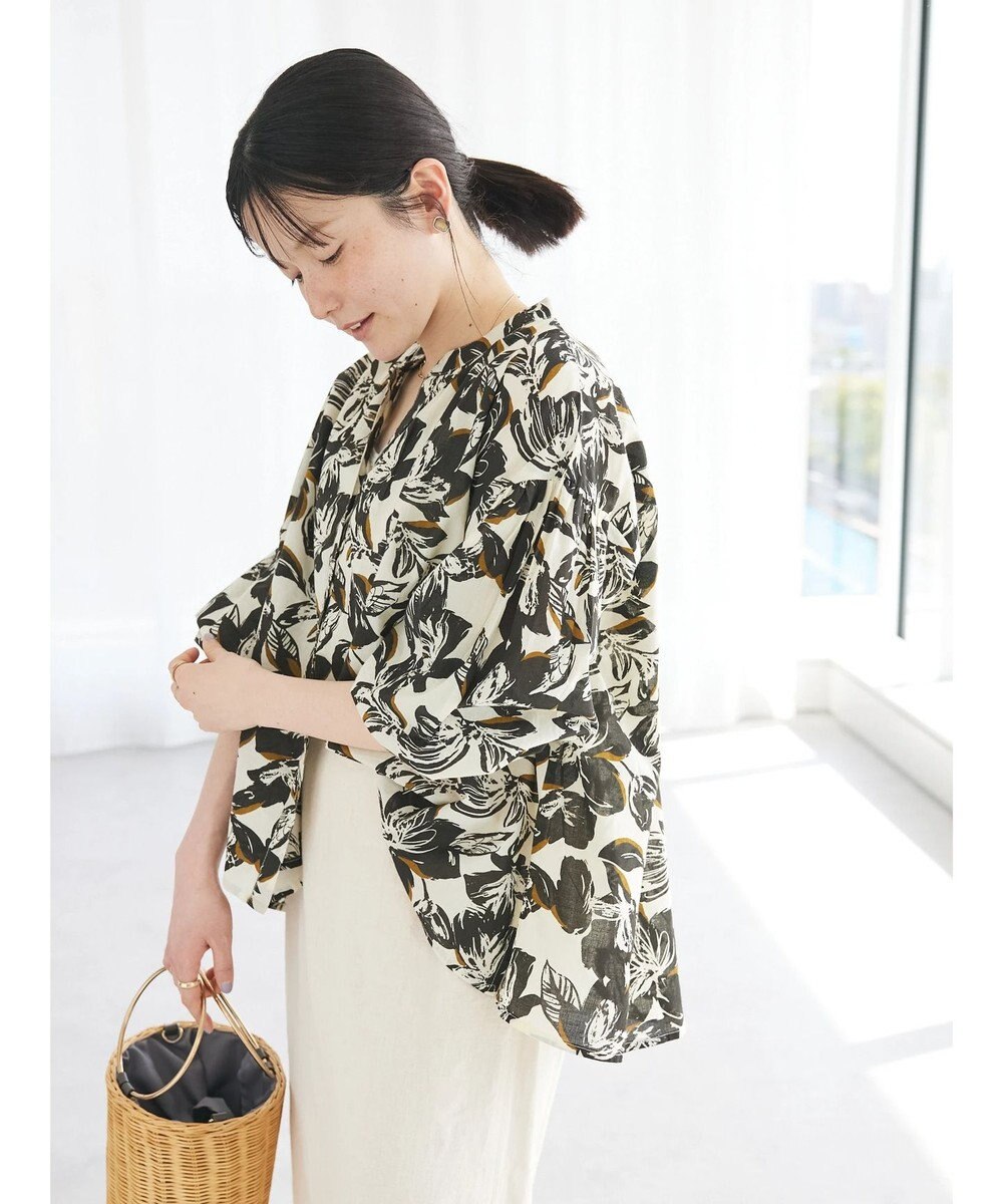 CRAFT STANDARD BOUTIQUE インド綿アソート柄シャツチュニック 