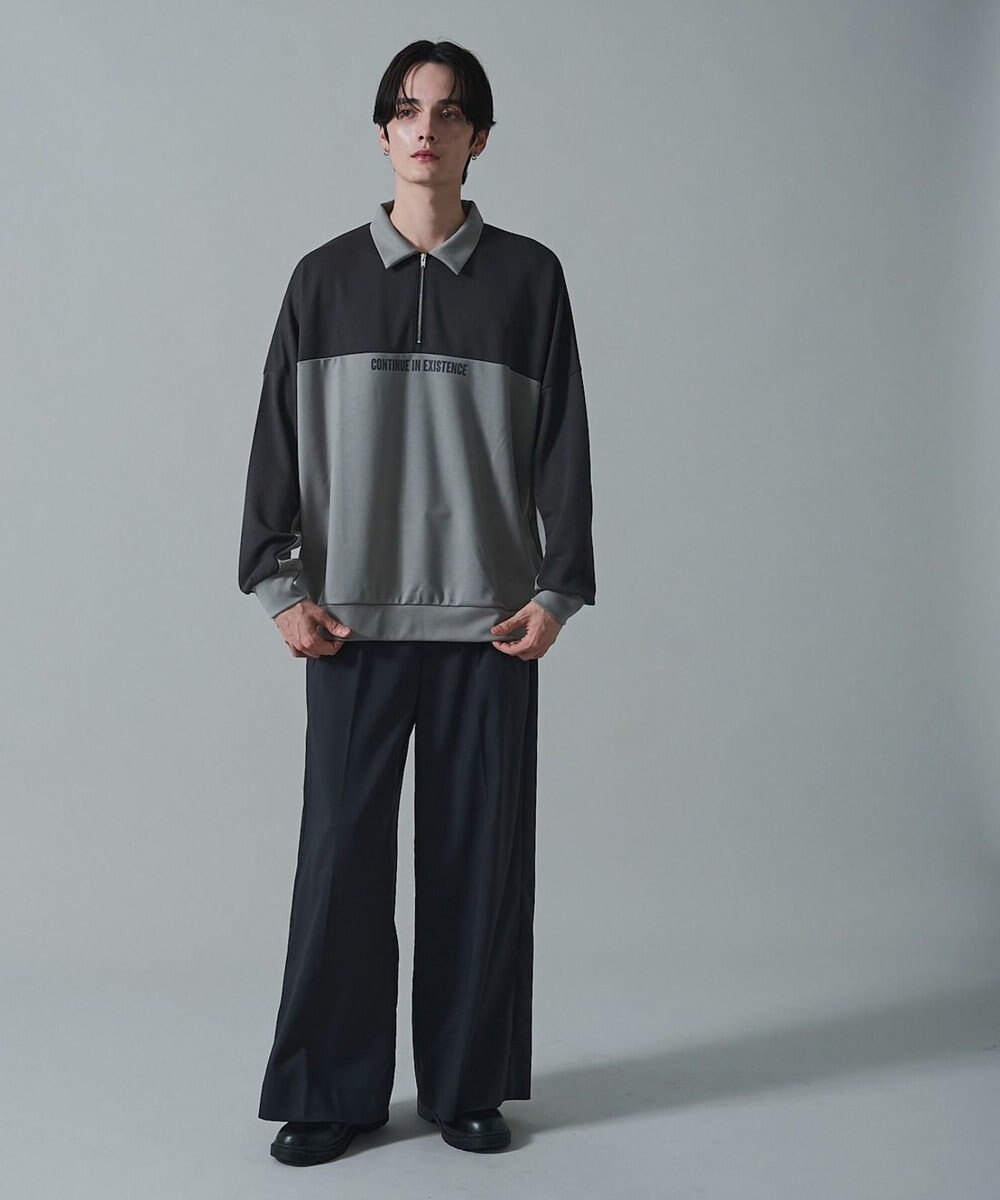 WEGO ドルマンポンチハーフZIPプルオーバー 