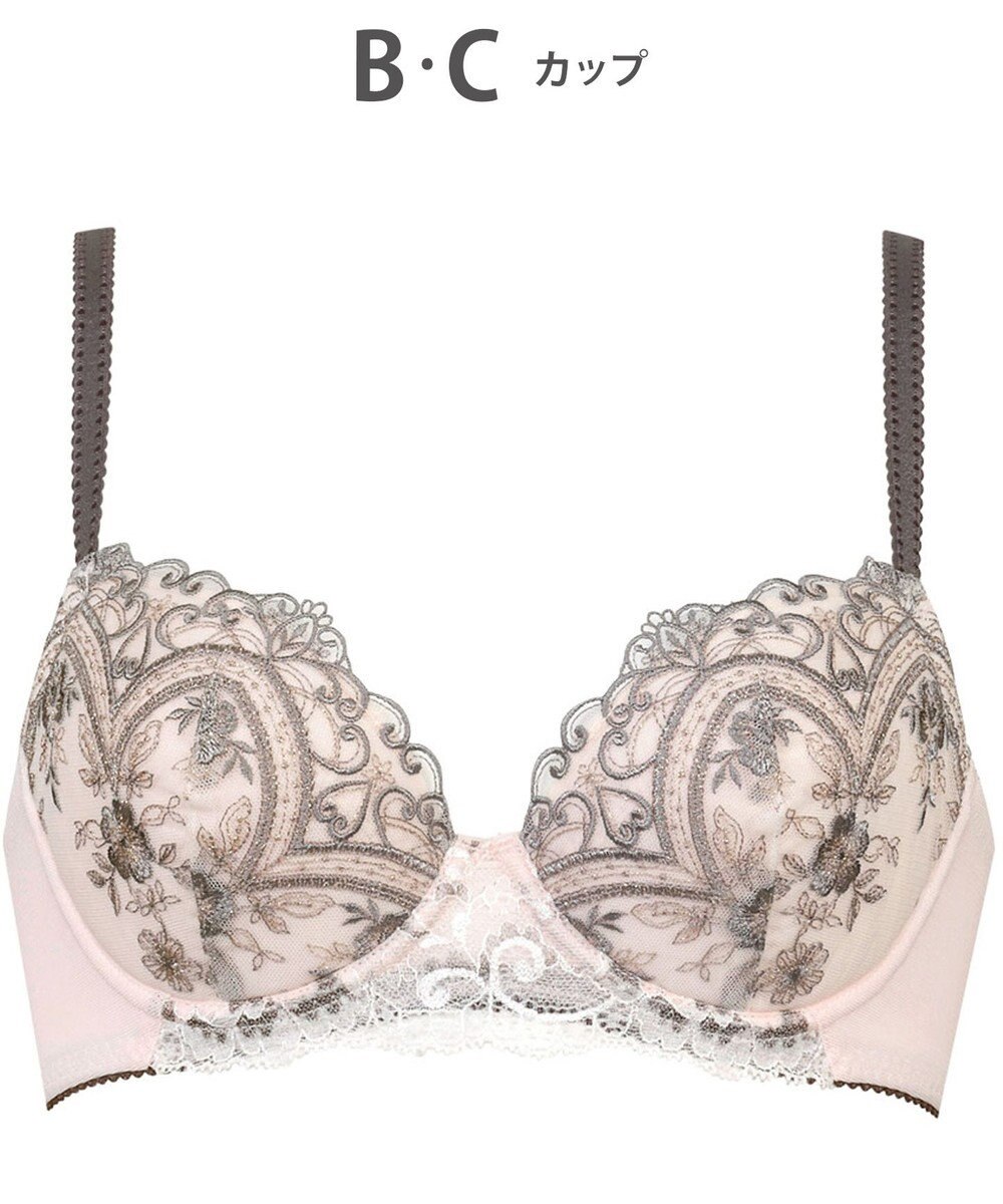 Wing ブラジャー Wing Lesiage 谷間ふっくら 脇高設計 サイドすっきり 【6000シリーズ】 ブラ PB6000 ウイング／ワコール 