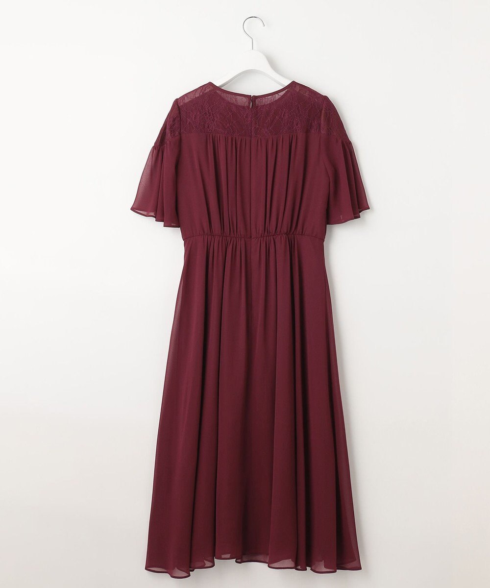 自由区 【WEB限定】シフォンレースコンビネーション ドレス 