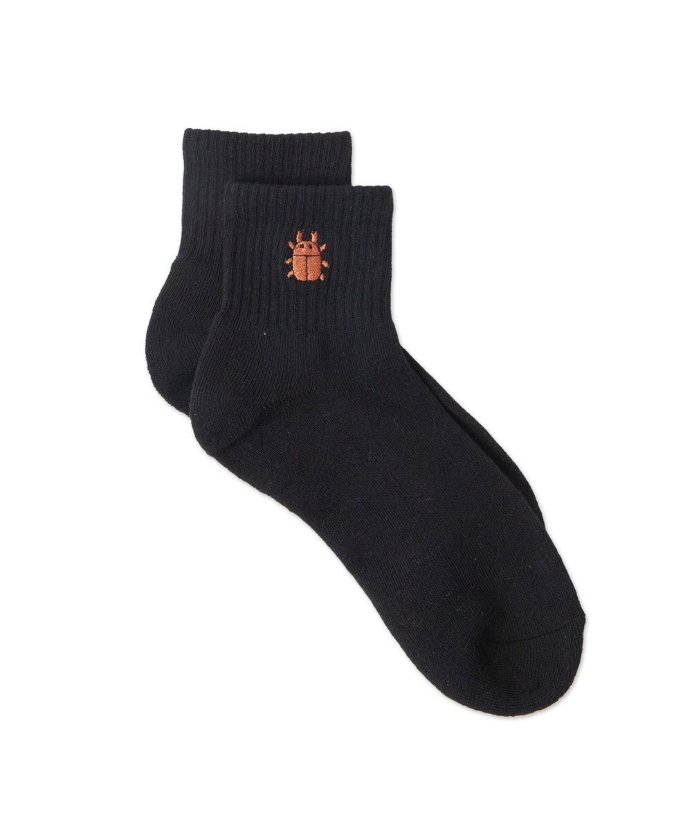 WEGO インセクト底パイルアンクルソックス 