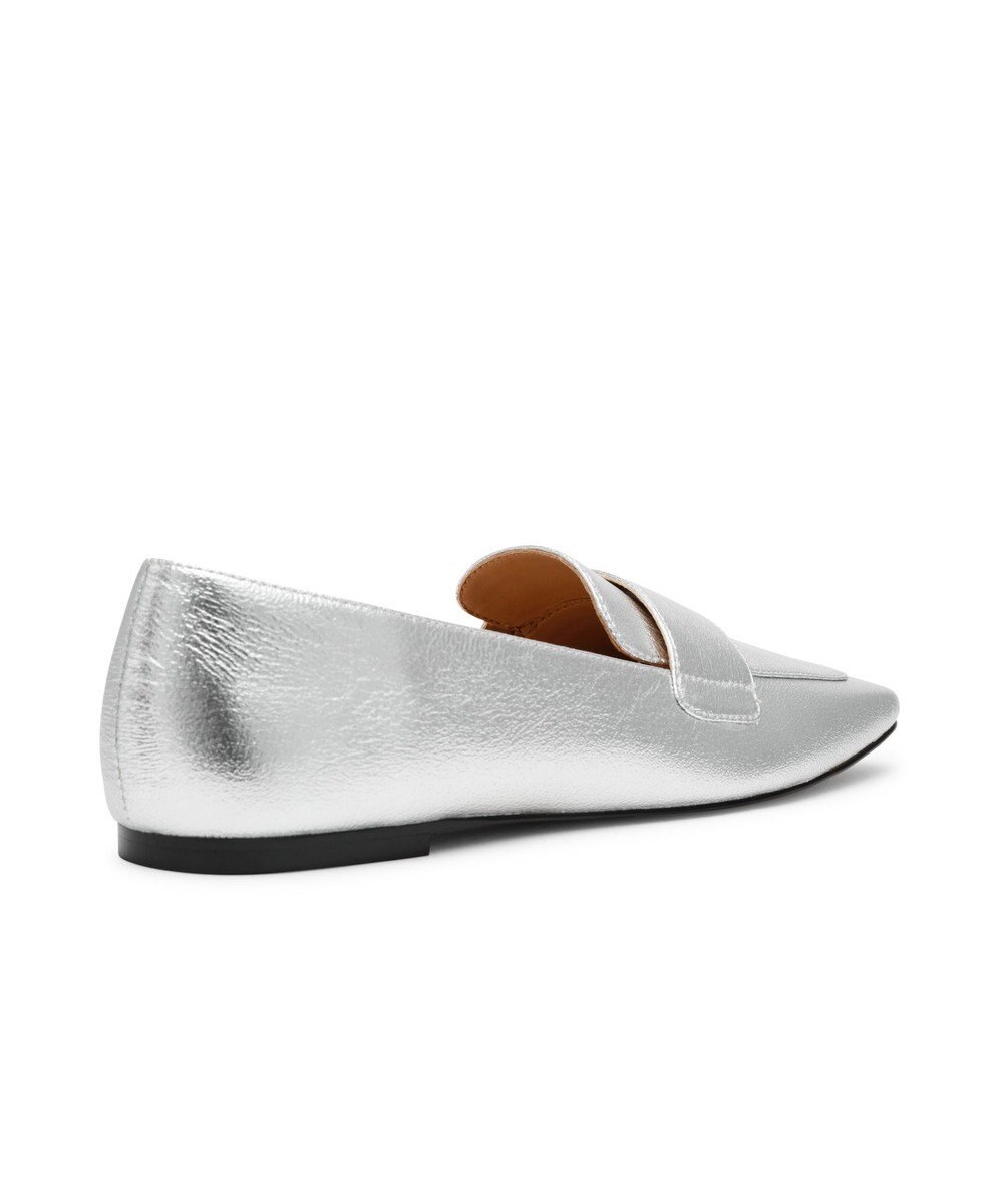 STEVE MADDEN MONARC スクエアトゥフラットローファー 