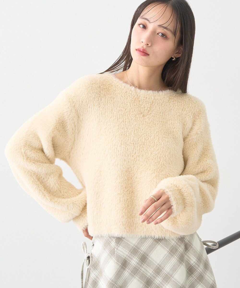 earth music&ecology Ｗフェイスシャギープルオーバー 