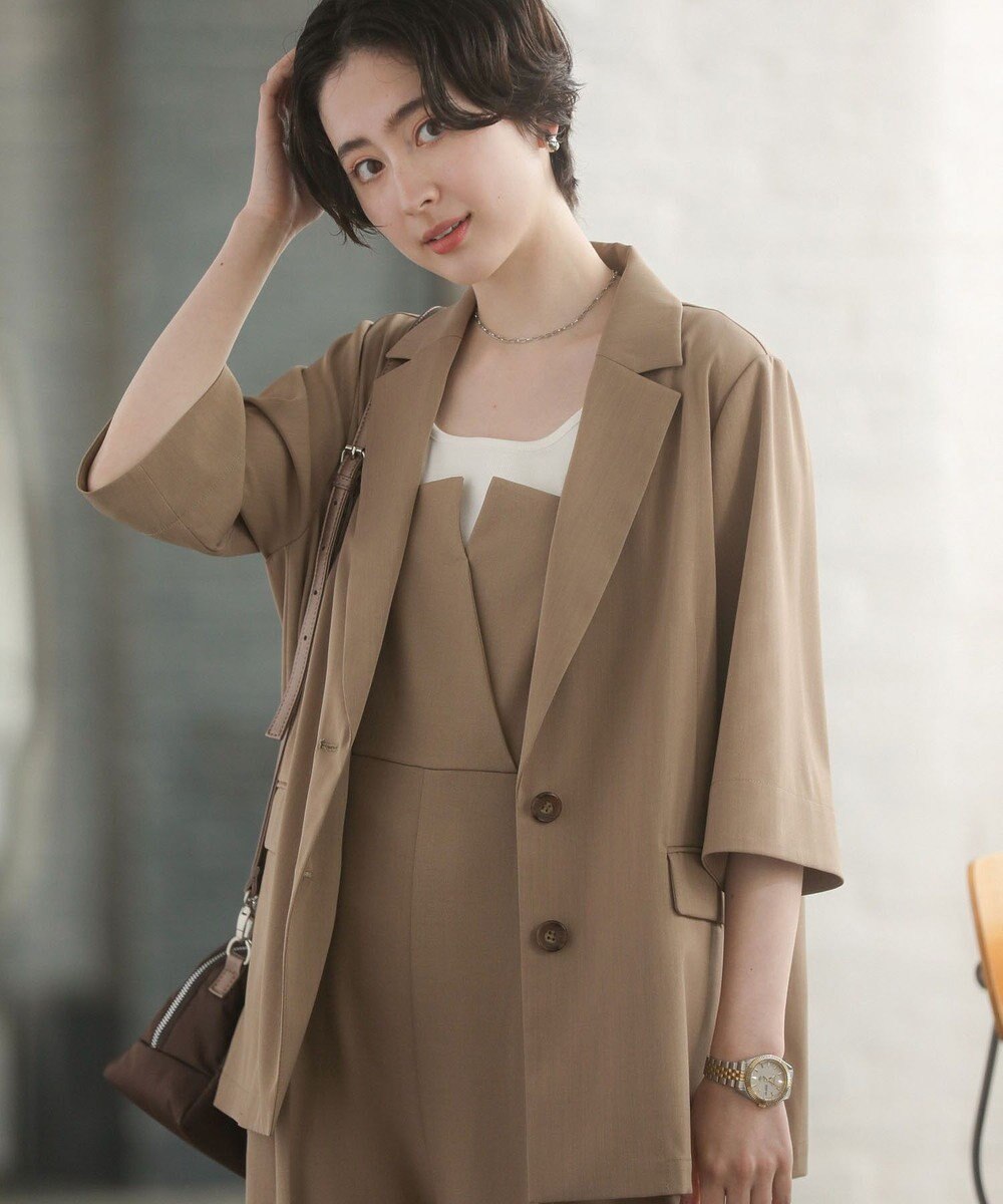 Green Parks シングル半袖ジャケット 